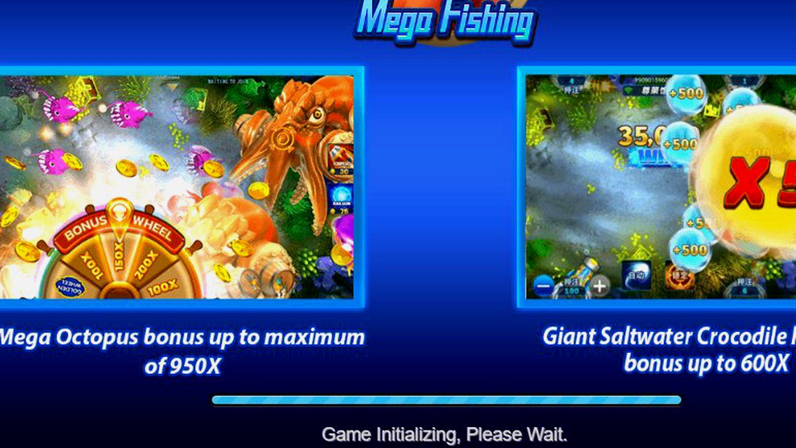 Mega Fishing · Tampilan Aplikasi 55RP